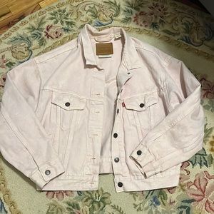 Pink LEVI jean jacket